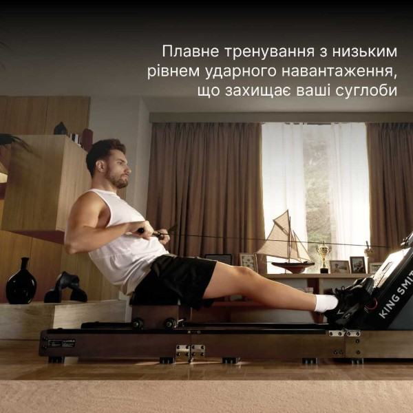 Фото - Гребной тренажер KingSmith WR20 (RMWR20F) красный дуб
