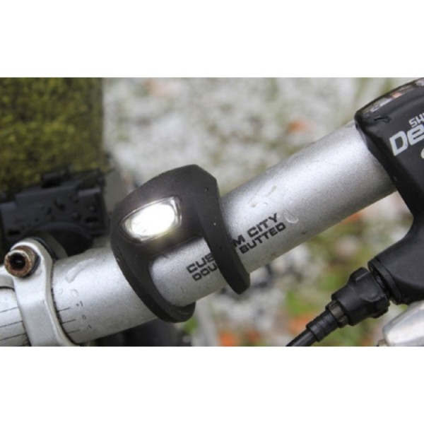 Фото - Ліхтар велосипедний Knog Frog Strobe Front 8,5 Lumens Black (11920)