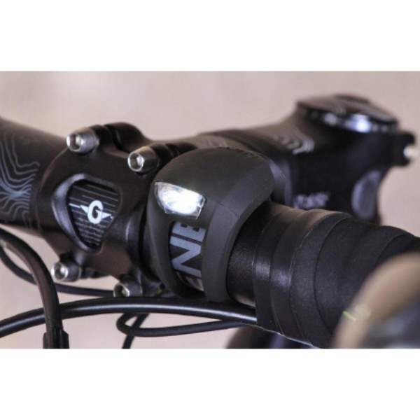 Фото - Ліхтар велосипедний Knog Frog Strobe Front 8,5 Lumens Black (11920)