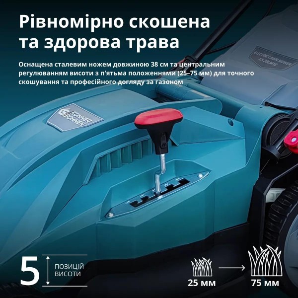 Фото - Газонокосарка електрична Konner&Sohnen KS 38LM16