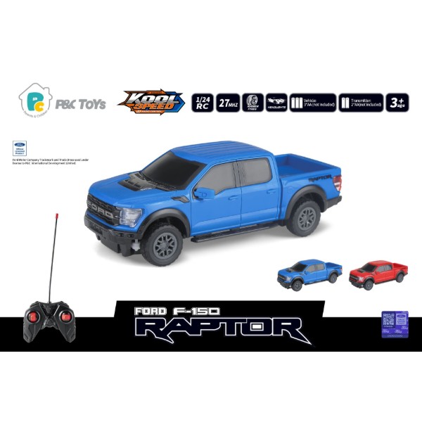Фото - Радиоуправляемая машинка Kool Speed Форд Ф-150 пикап синий на батарейках (DHTP10677)