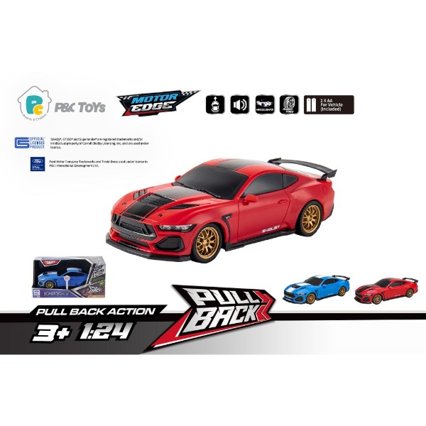Фото - Автотранспорт Kool Speed Мустанг Шелби со светов. и звук. эффектами красная (DHTP10726)
