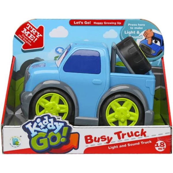 Фото - Базовый игровой транспорт для малыша Kool Speed Грузовой автомобиль со светов. и звук. эффектами 19 см (DHTS10328)