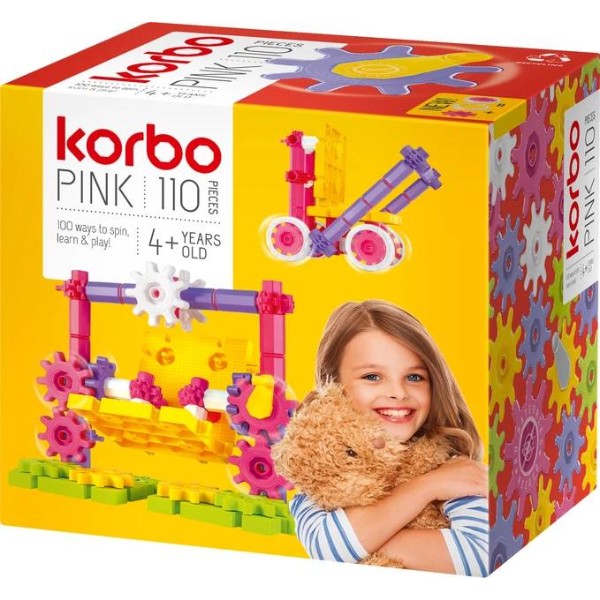 Фото - Пластиковий конструктор Korbo Basic Pink 110 дет. (R.1406)