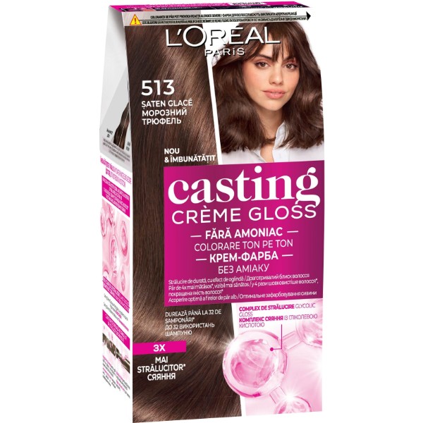 Фото - Краска для волос L'Oreal Casting Creme Gloss 513 (3600524095215) Фото - Краска для волос L'Oreal Casting Creme Gloss 513 (3600524095215)