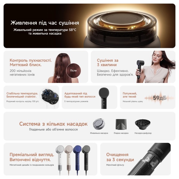 Фото - Фен Laifen NEO Special Onyx Black