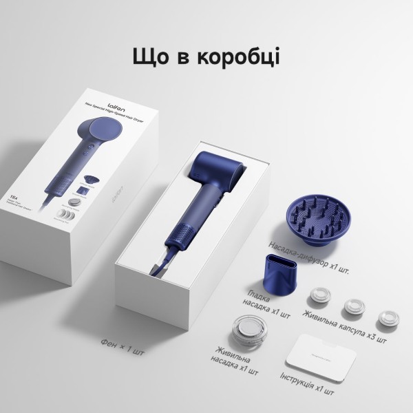 Фото - Фен Laifen NEO Special Platinum Blue