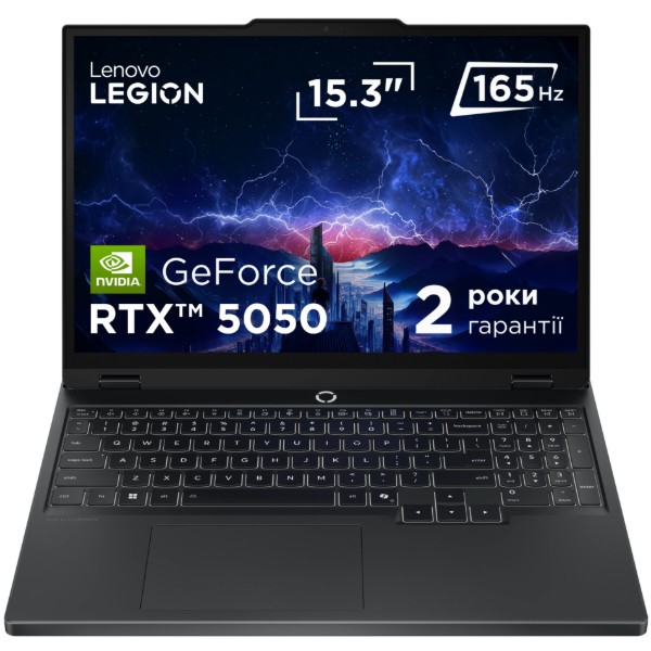 Фото - Ноутбук игровой Lenovo Legion 5 15IRX10 (83LY00T5RA) Eclipse Black