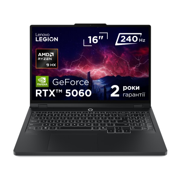 Фото - Ноутбук игровой Lenovo Legion Pro 5 16ADR10 (83LT008GRA) Eclipse Black