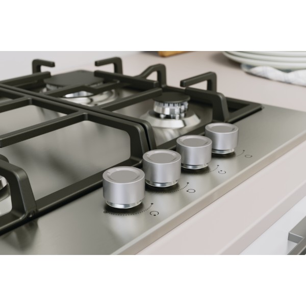 Фото - Духова шафа + варильна поверхня газова Indesit IO255HUX + THP641IX/I