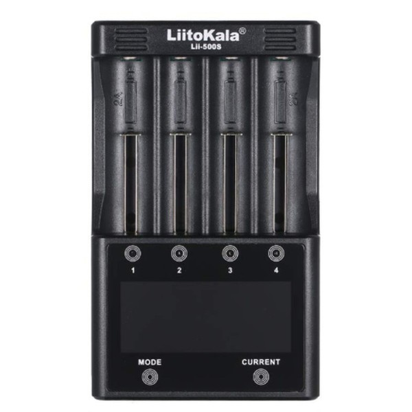 Фото - З/пристрій для акумуляторів AA/AAA LiitoKala Lii-500S EU+Carcable