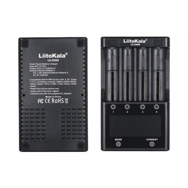 Фото - З/пристрій для акумуляторів AA/AAA LiitoKala Lii-500S EU+Carcable