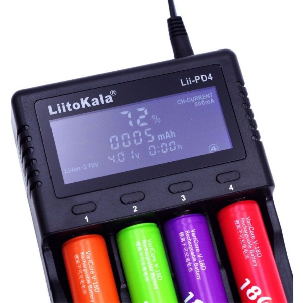 Фото - З/пристрій для акумуляторів AA/AAA LiitoKala Lii-PD4+car