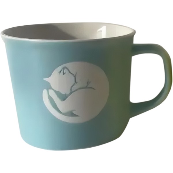 Фото - Чашка Limited Edition COZY CAT 370 мл голубая (JSD19-1)