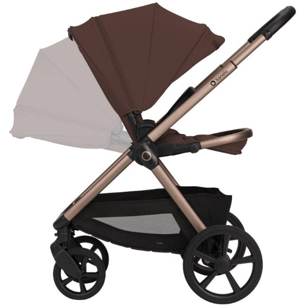 Фото - Коляска універсальна 3 в 1 Lionelo Carmine 3IN1 Brown Chocolate