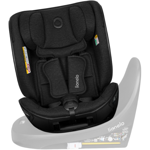 Фото - Автокресло Lionelo MOXIE NEXT I-SIZE BLACK CARBON
