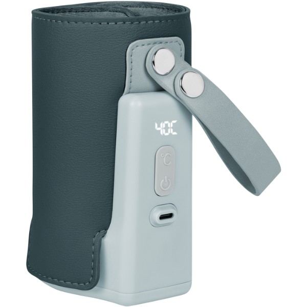 Фото - Подогреватель детских бутылочек дорожный Lionelo THERMUP GO PLUS GREEN GRAPHITE