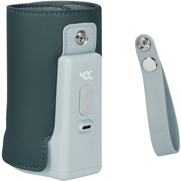 Фото - Подогреватель детских бутылочек дорожный Lionelo THERMUP GO PLUS GREEN GRAPHITE