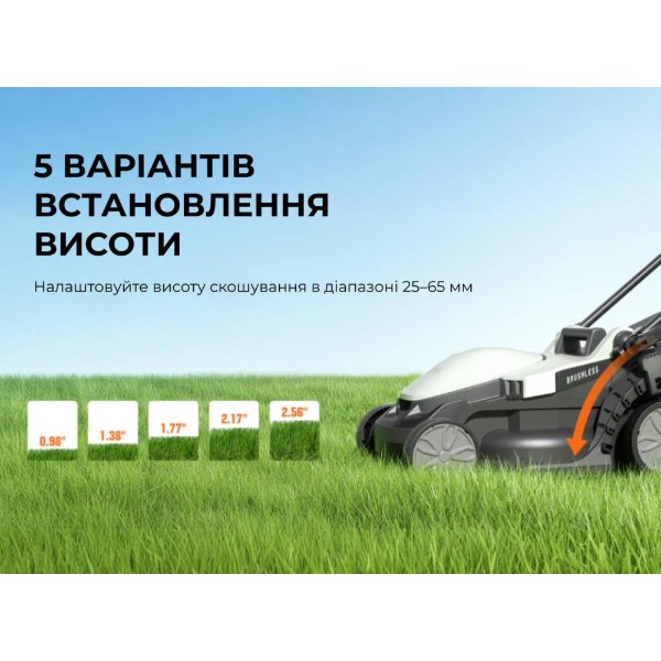 Фото - Газонокосарка акумуляторна Litheli U20LM00-0U120