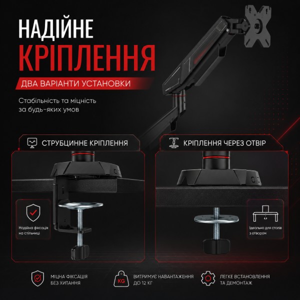 Фото - Крепление настольное Logan GL-3 17"-40"