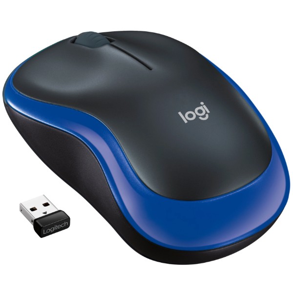 Фото - Миша бездротова Logitech M185 USB Blue (910-002236)