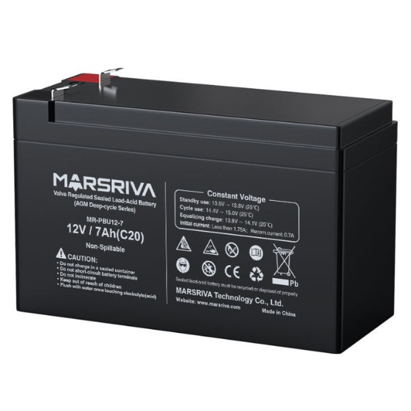 Фото - Акумулятор для ДБЖ Marsriva 12V/9Ah (MR-PBU12-9)