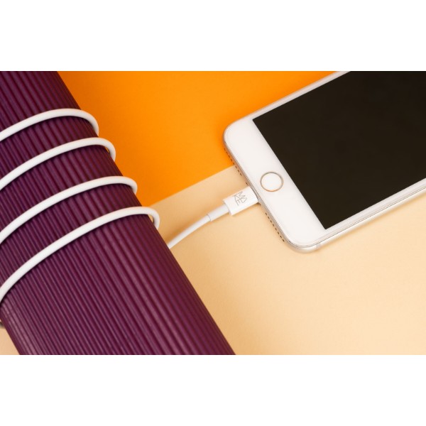 Фото - Кабель MAKE Type-C to Lightning PD 18W 1.2m TPE White (MCB-LT2WH)