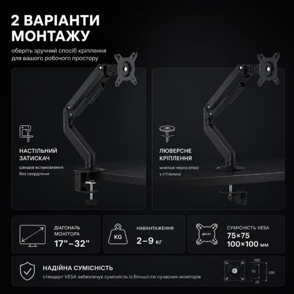 Фото - Крепление настольное iTECH MBSS-02F