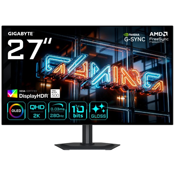 Фото - Монитор игровой Gigabyte MO27Q28GR OLED Gaming Monitor