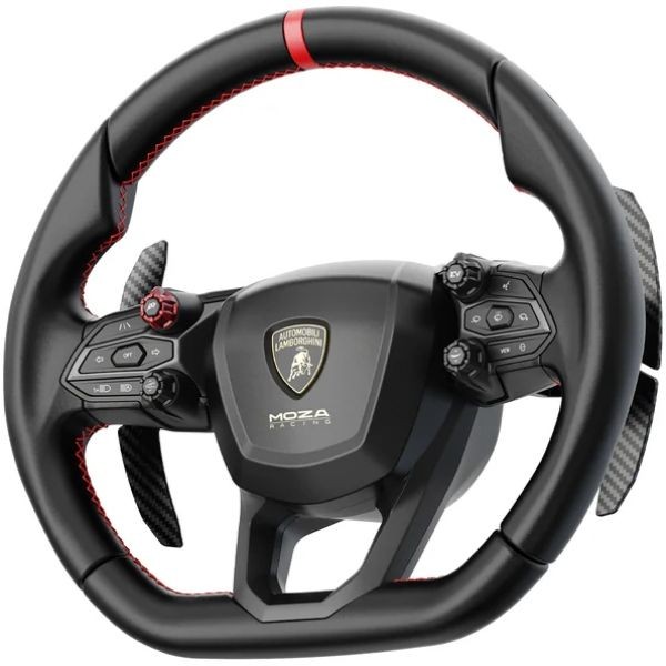 Фото - Кермо MOZA Racing Lamborghini Revuelto for PC 34 см 26кн. RGB (RS096)