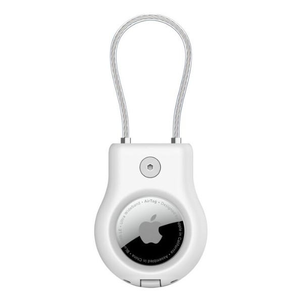 Фото - Чехол для беспроводного маяка Belkin Secure Holder with Wire Cable AirTag, White (MSC009BTWH)