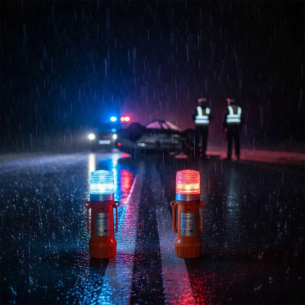 Фото - Ліхтар акумуляторний Mactronic Flashguard (100 Lm) White/Red/Blue LED (PFS0100)