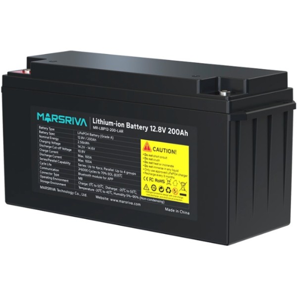 Фото - Аккумулятор для ИБП Marsriva 12.8V 200Ah (MR-LBP12-200-LAR)
