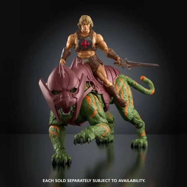 Фото - Коллекционная фигурка Masters of the Universe Боевой Кот по мотивам фильма Обладатели Вселенной (JKJ32)