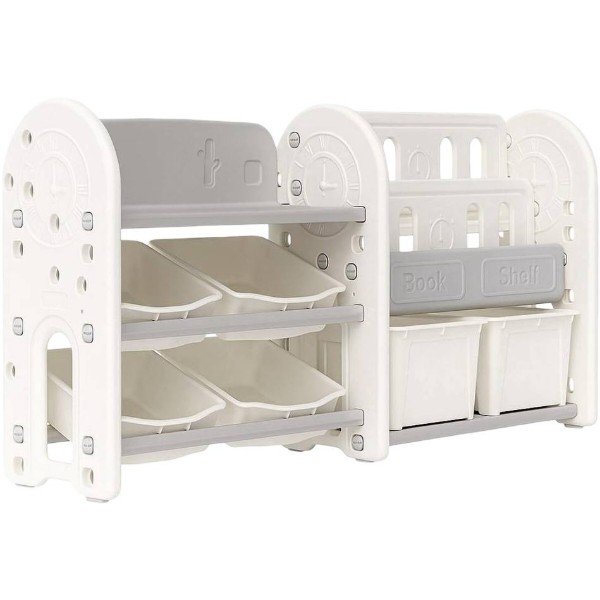 Фото - Стеллаж для игрушек и книг Mealux Crato White (KD-E051 White)