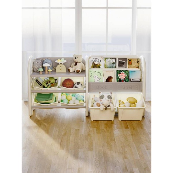 Фото - Стеллаж для игрушек и книг Mealux Crato White (KD-E051 White)