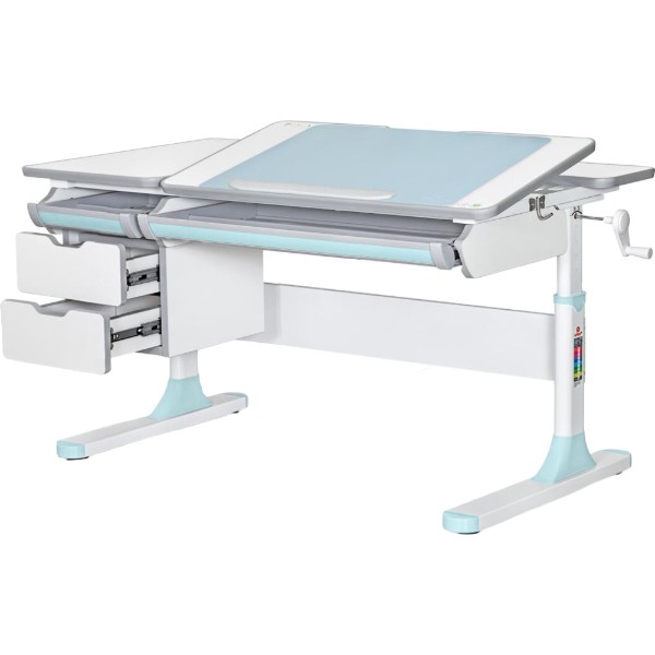 Фото - Парта школьная Mealux Hamilton BL Lite (BD-680 W/G MC + BL Lite)