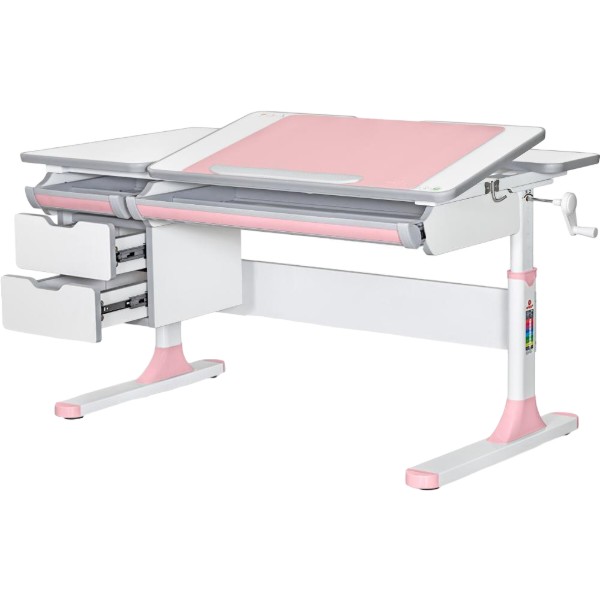 Фото - Парта школьная Mealux Hamilton Multicolor PN Lite (BD-680 W/G MC + PN Lite)