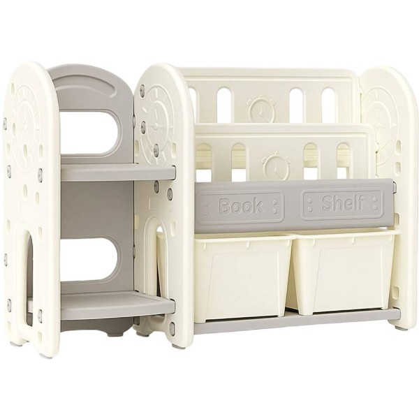 Фото - Стеллаж для игрушек и книг Mealux Kubik White (KD-E053 White)
