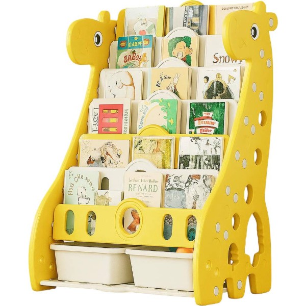Фото - Стеллаж для игрушек и книг Mealux Raffo Yellow (KD-E042 Yellow)