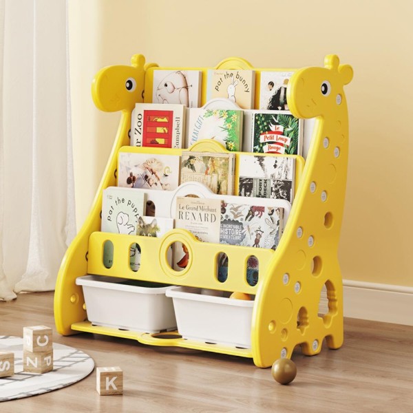 Фото - Стеллаж для игрушек и книг Mealux Raffo Yellow (KD-E042 Yellow)