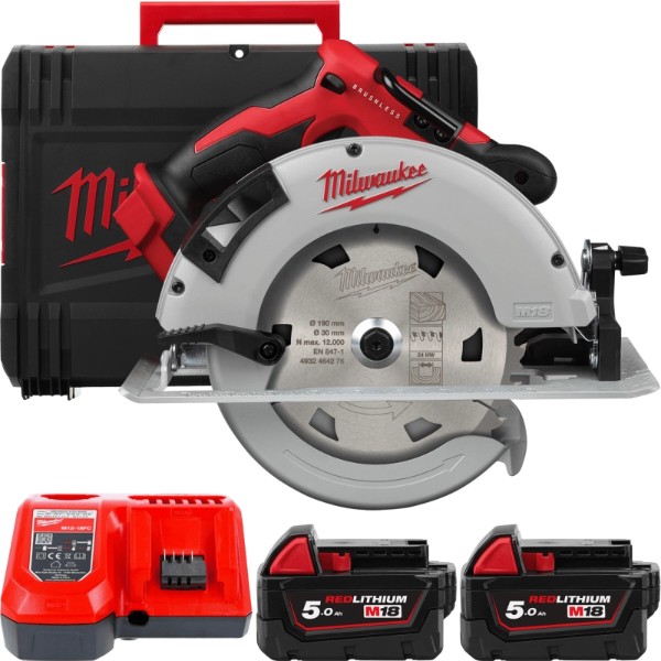 Фото - Циркулярна пила Milwaukee M18 BLCS66-502X (4933464590)