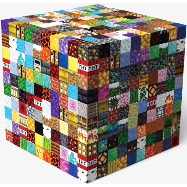 Фото - Магнітний конструктор Minecraft 110 деталей + 6 фігурок (6948679457784)