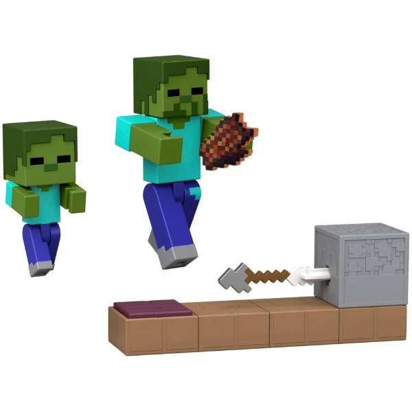 Фото - Колекційна фігурка Minecraft Активні пригоди Minecraft в асортименті (JKK00)
