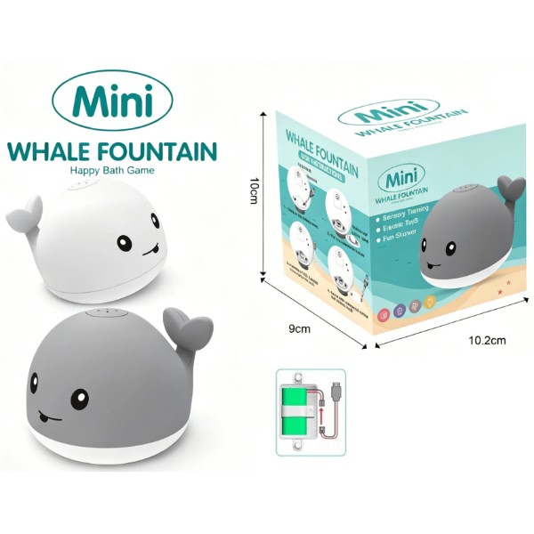 Фото - Интерактивная игрушка Mini Whale Fountain Кит з фонтаном (6777)