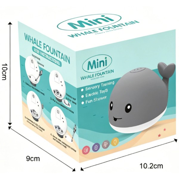 Фото - Интерактивная игрушка Mini Whale Fountain Кит з фонтаном (6777)