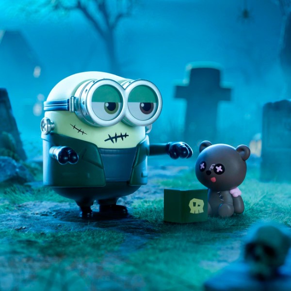 Фото - Ігрова фігурка-сюрприз Pop Mart Minions bedtime stories by Bob and Tim (MBBT-01)
