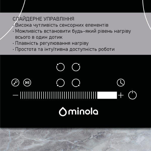 Фото - Варочная панель электрическая Minola MIS 60710 ABL