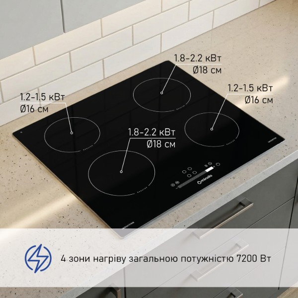 Фото - Варильна поверхня електрична Minola MIS 6071 ABL