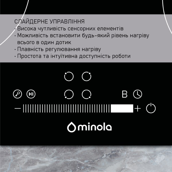 Фото - Варильна поверхня електрична Minola MIS 6071 ABL